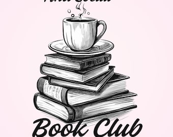 Clube do Livro Antissocial PNG: Design de Leitor Introvertido (Download Digital)