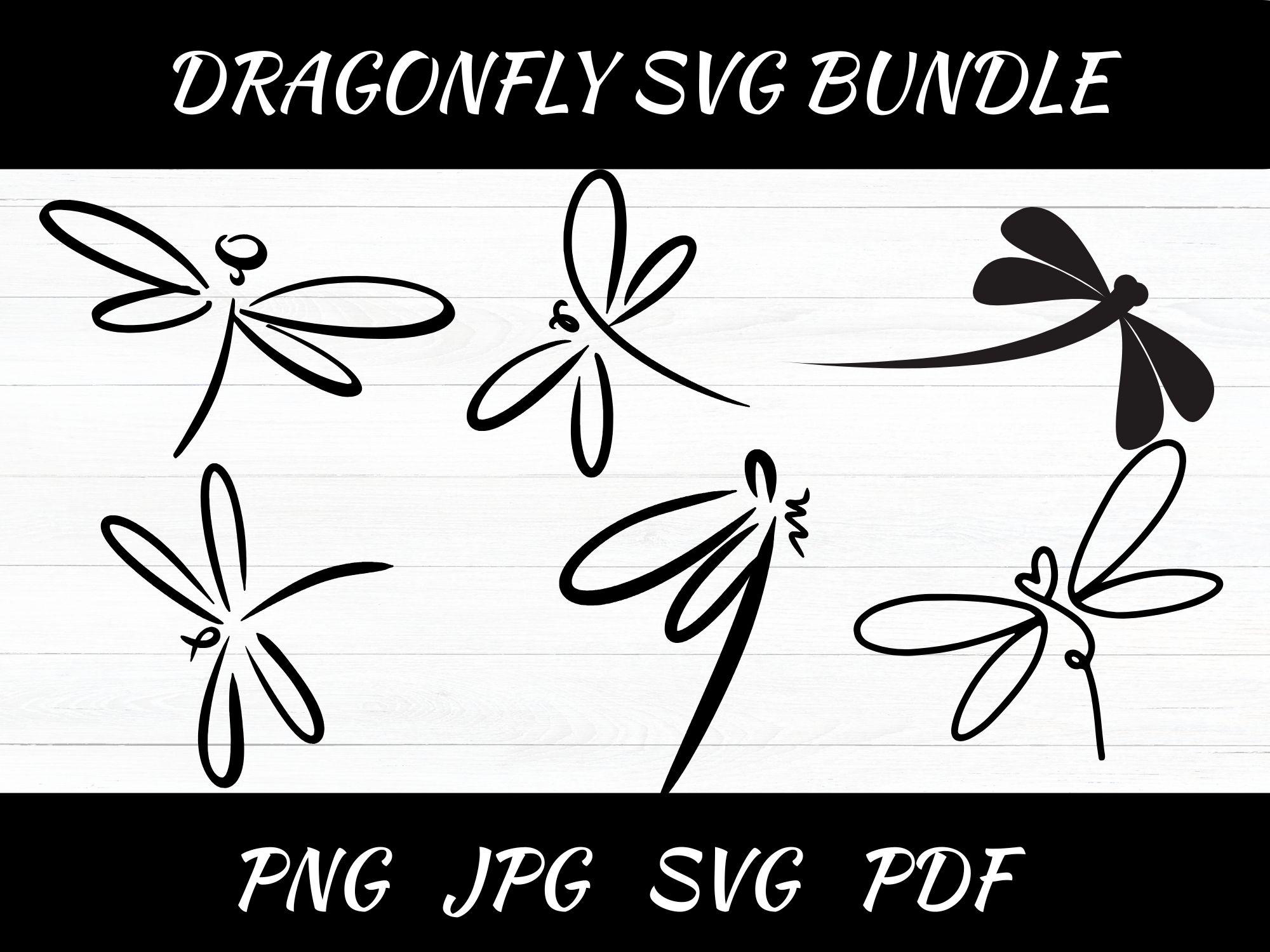 Dragonfly SVG Bundle: Insect Clipart, Cut Files (digital Download) - Etsy