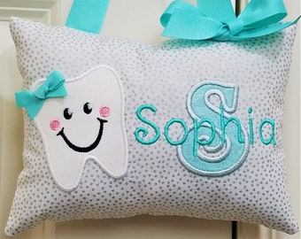 Tooth Fairy Pillow - Sparkle, Personalized, Custom Made, Baby Gift, Shower Gift, Christmas Gift, Birthday, Child's Keepsake, Toddler Gift