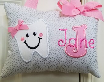 Tooth Fairy Pillow - Sparkles, Personalized, Custom Made. Baby Gift, Shower Gift, Christmas Gift, Birthday, Child's Keepsake, Toddler Gift