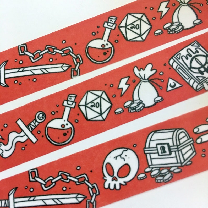 Dungeon Adventuring washi tape