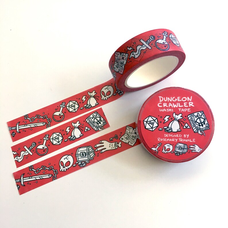 Dungeon Adventuring washi tape
