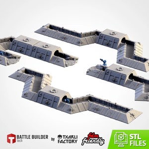 War Trenches - Choose from Trench A, Trench B, Trench C, Trench D, or Full Set | Txarli Factory