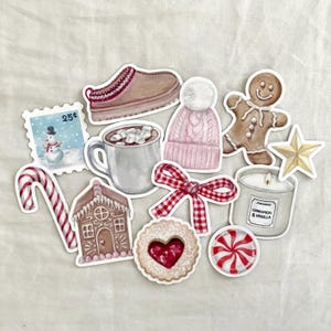 The Christmas Girl Sticker Pack (12 PCS) || Waterproof Stickers || Laptop Stickers || Vinyl Stickers || Gift