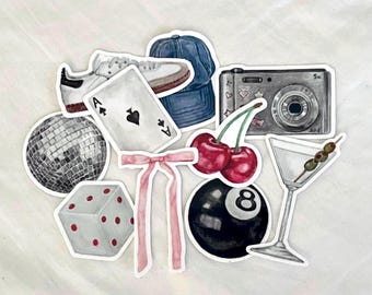 11 PCS The Pinterest Girl Sticker Pack || Waterproof Stickers || Laptop Stickers || Vinyl Stickers