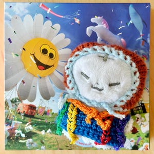 SVT God of Music Hoshi Handmade Crochet Hat for 10cm K-Pop SVT Doll Plushies *kinda fits Tamtam