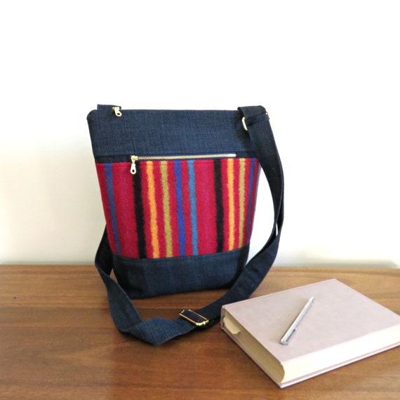 sabrina's red messenger bag