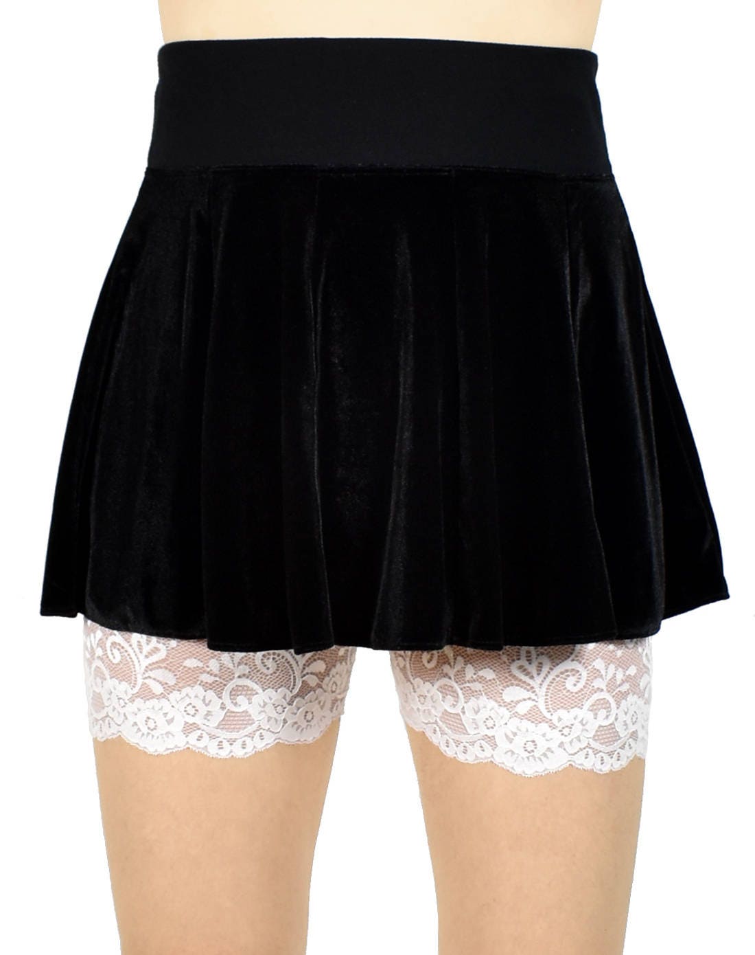 Ivory or White Lace Leg Shorts XS S M L XL 2XL 3XL plus size | Etsy