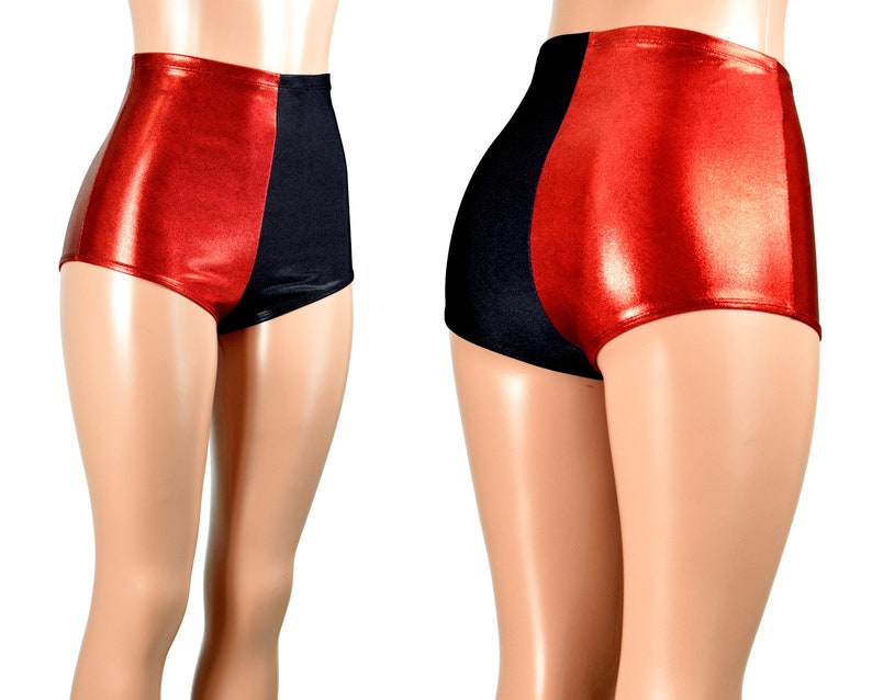 Best of Red and black harley quinn shorts Xvideo black woman