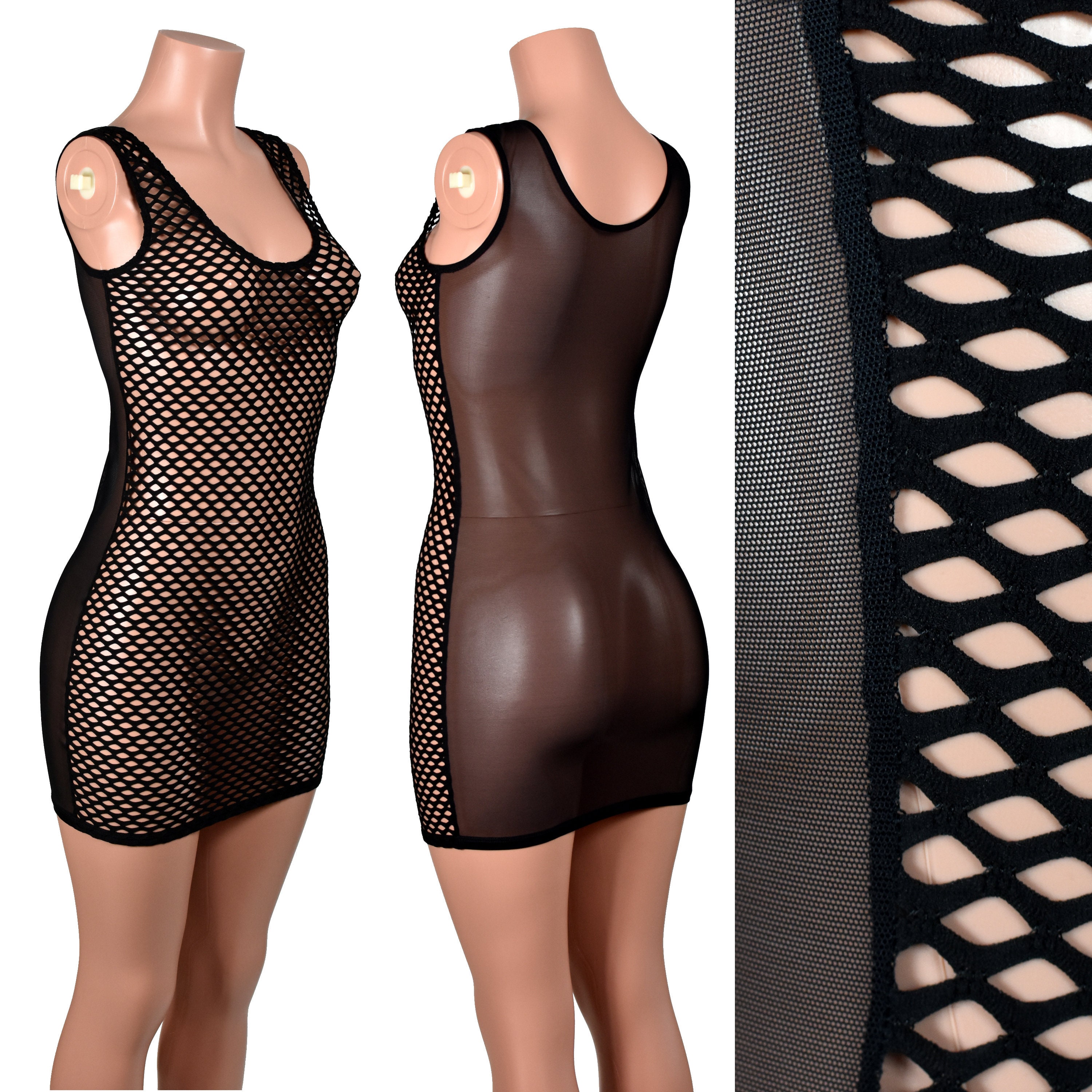 black chic mini dress Chic Mini Dress with Front Zipper and Pleated Hem BLACK from idem