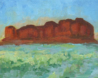 Fort Rock Oregon Original One of a Kind Acrylic Painting