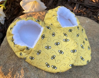 Bumble Bees!  Soft Shoes - MADE TO ORDER