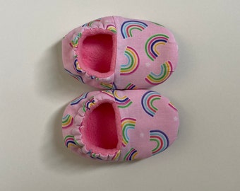 Rainbow Baby Toddler Soft Shoes - MADE TO ORDER