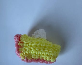rainbow loomed popsicle charm