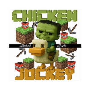 Chicken Jockey Minecraft, png