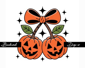 Pumpkins Bow PNG