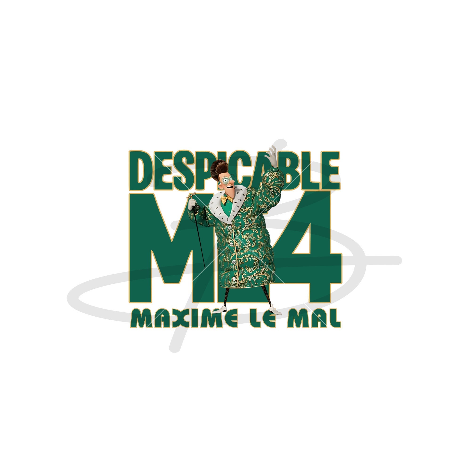 Despicable Me 4 Maxime Le Mal PNG Etsy