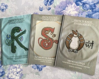 Medieval Inspired Embroidery design book bundle