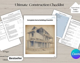 Complete Consruction Checklist | Renovation Checklist |
