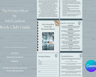The Frozen River by Ariel Lawhon, Book Club Guide Planner