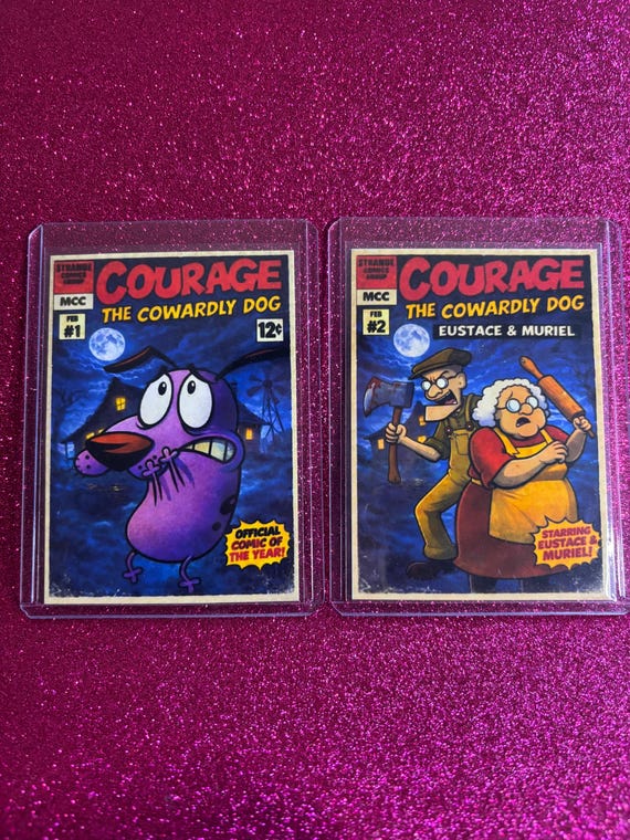 Courage the Cowardly Dog Novelty Custom Fan Art Card(s)