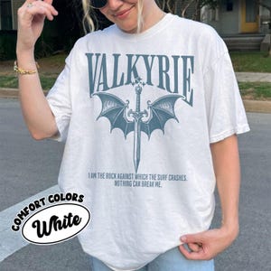 Valkyrie T-Shirt - Powerful Mythological Warrior Graphic Tee, Norse Mythology Inspired Shirt, Perfect Gift for Fans of Viking Legends