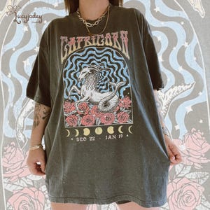 Capricorn Zodiac Astrology Comfort Clors T-Shirt - Capricorn Horoscope Graphic Tee - Star Sign Shirt