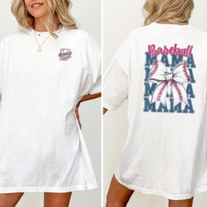 Retro Baseball Mama Shirt – Cheer Mom Game Day Tee, Mother&#39;s Day Gift, Sporty Mom T-Shirt