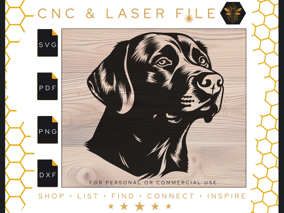Labrador Breed Vector File | Labrador Svg | Lab Svg File | Labrador Dog ...
