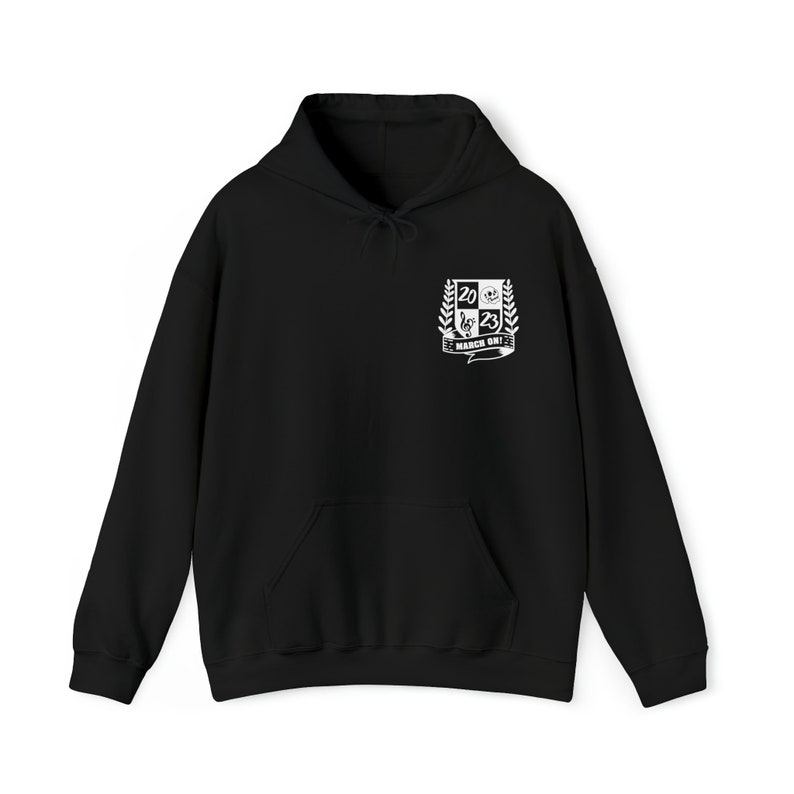 Marching Band Hooded Sweatshirt, Heavy Metal, Hoodie, Music, Drum Major
