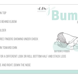 Newborn Posiing Tips Cards
