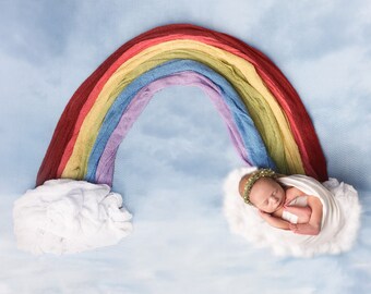 Rainbow Baby, Rainbow Digital Drop, telón de fondo digital, fondo digital, telón de fondo digital recién nacido