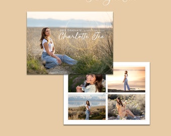 Nuetral, Simple, Clean Graduation Announcement Template