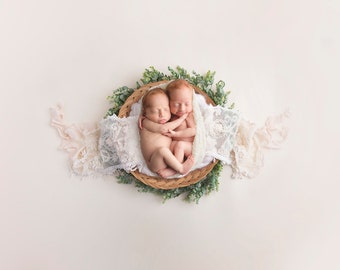 Cream Greens Birdseye Digital backdrop,  birdseye digital backdrop, Nuetral, Nuetral Digital Backdrop, Lace Greens digital, Newborn