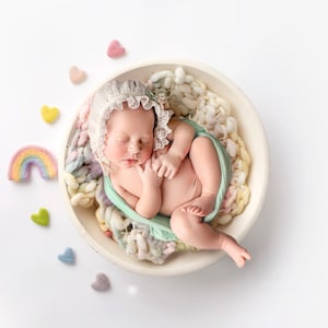 Rainbow Digital backdrop, digital backdrop, rainbow, rainbow birdseye bowl, newborn digital, newborn backdrop, newborn background