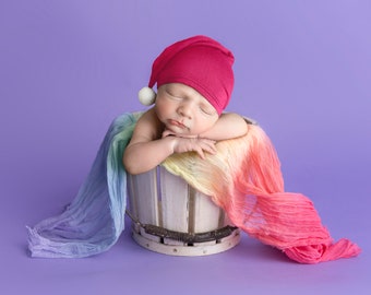 Rainbow Bucket Digital backdrop, digital backdrop, Rainbow, bucket, newborn digital, newborn backdrop, newborn background