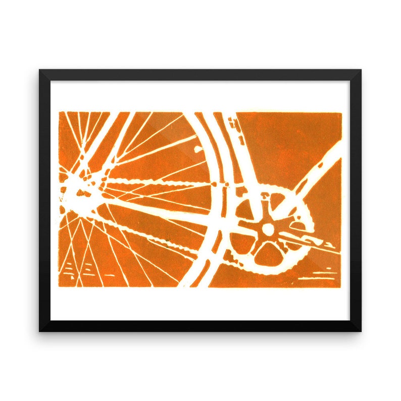 hand painted bike frame