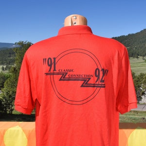 vintage 90s golf shirt polo CLASSIC CONNECTION z 1991 92 XL Large