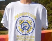 vintage 90s t-shirt MOHNTON swimming swim team free starter tee Large XL