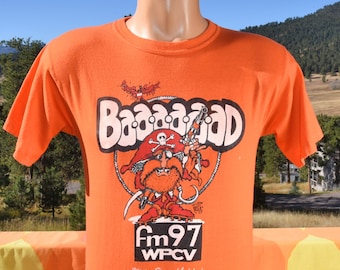 Vintage 70s Tampa Bay Buccaneers T-Shirt, BAAAD BUC, Burger Queen Medium Large