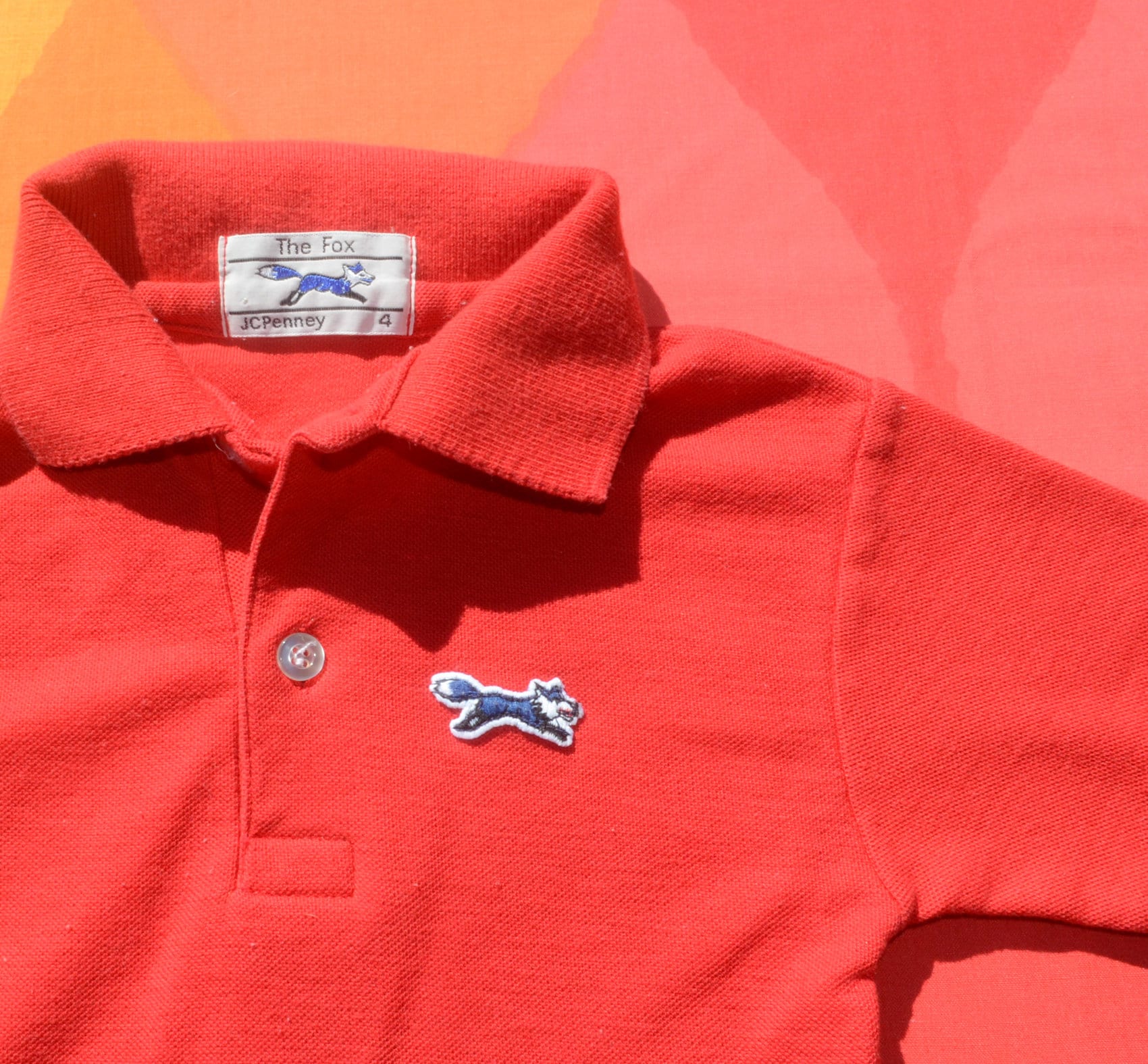 Vintage 80s Kid Polo Golf Shirt FOX Red Children 4 Small 4T - Etsy Hong Kong