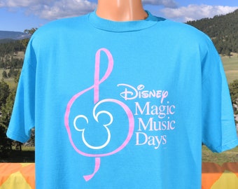 Vintage Disney World Magic Music Days Shirt - Sz XL - 90s Mickey
