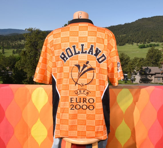 vintage 90s euro 2000 soccer football jersey HOLL… - image 3