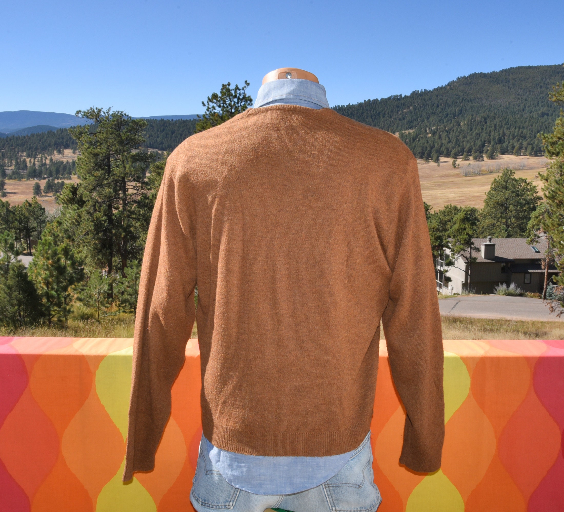 Brentwood Golf Classic Sweater M ブラウン Brentwood Alpaca Wool V-Neck Sweater – Aimé Leon Dore
