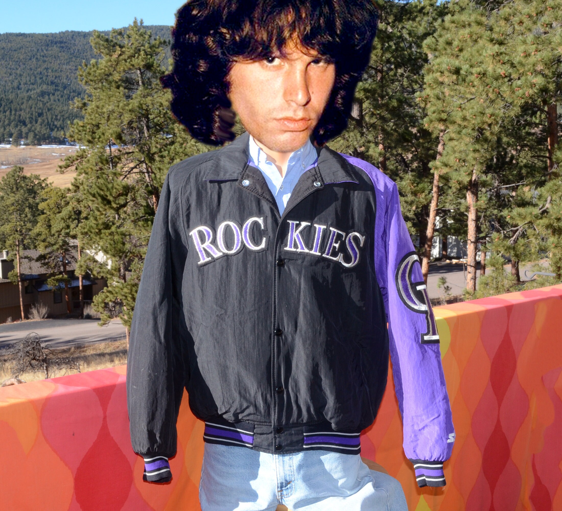 Vintage 90s Starter Jacket Colorado ROCKIES Mlb Baseball