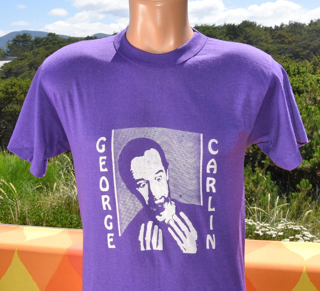 Vintage 80s George Carlin T-shirt, Simon Says Graphic Tee Medium