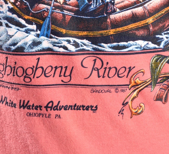 vintage 80s YOUGHIOGHENY whitewater river rafting… - image 4