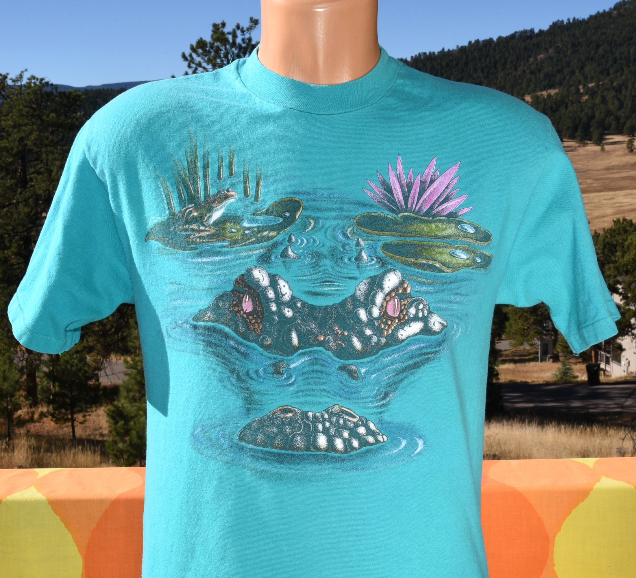 Vintage 80s T-shirt ALLIGATOR Gators 