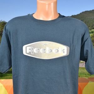 vintage 80s t-shirt REEBOK usa sports sneakers logo brand tee Medium 90s
