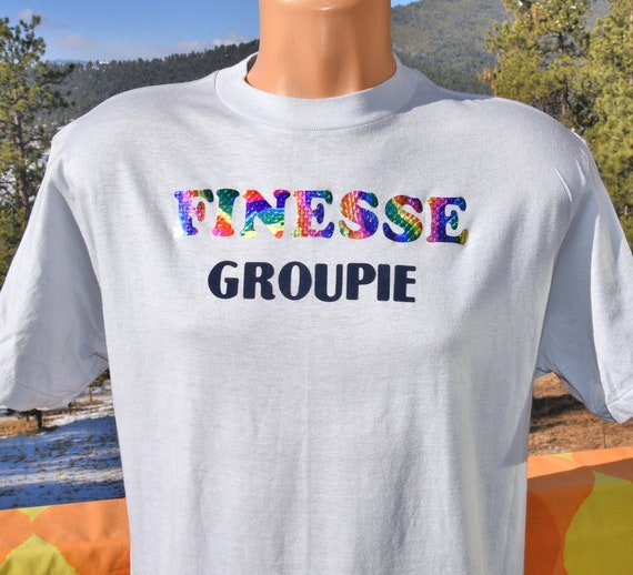 Vintage 80s Rock T-shirt FINESSE Groupie Music Band Concert - Etsy